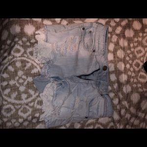 American eagle jean shorts